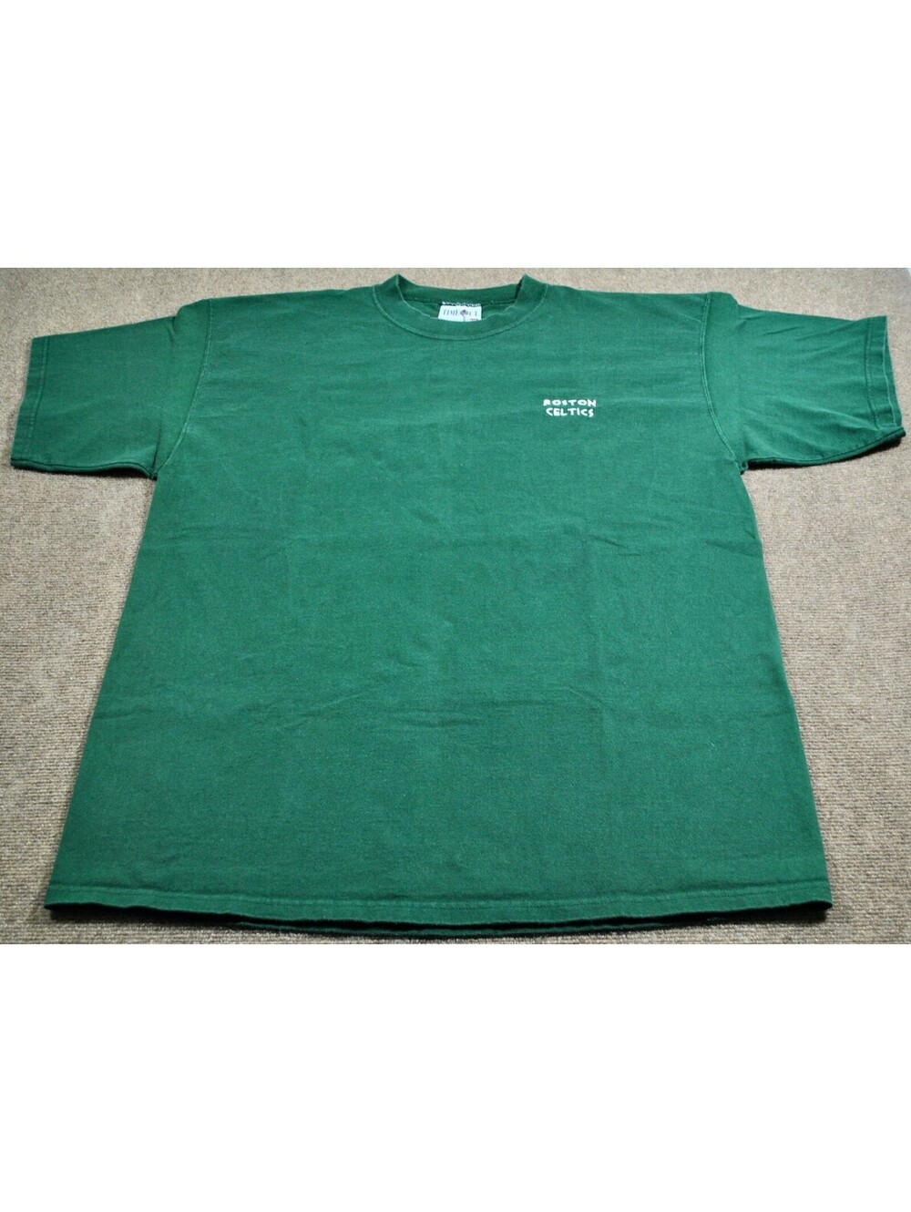 Boston Celtics Vintage 90s Made in USA Green NBA Basketball Cotton Shirt X-Large